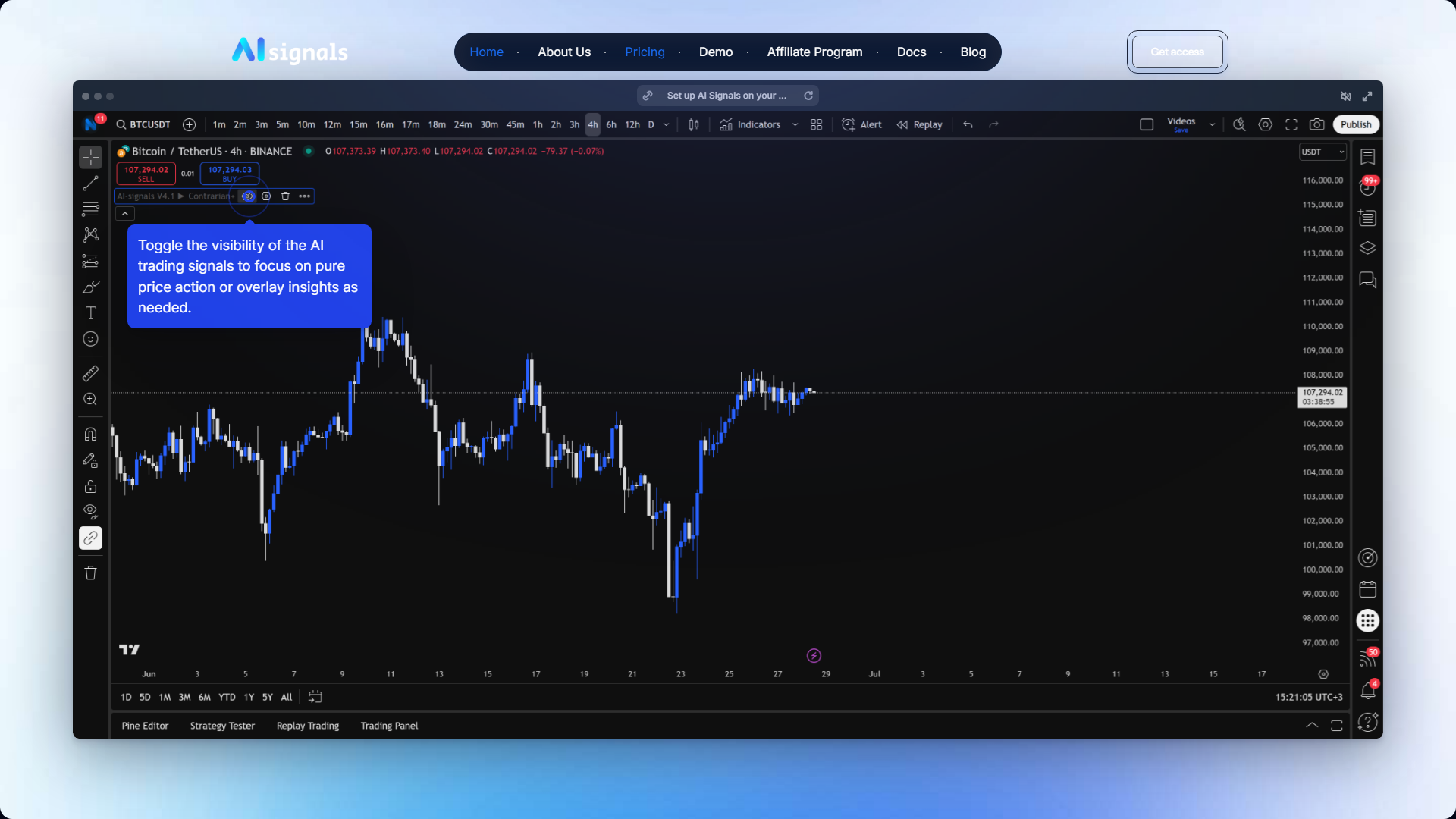 AI-Signals screenshot