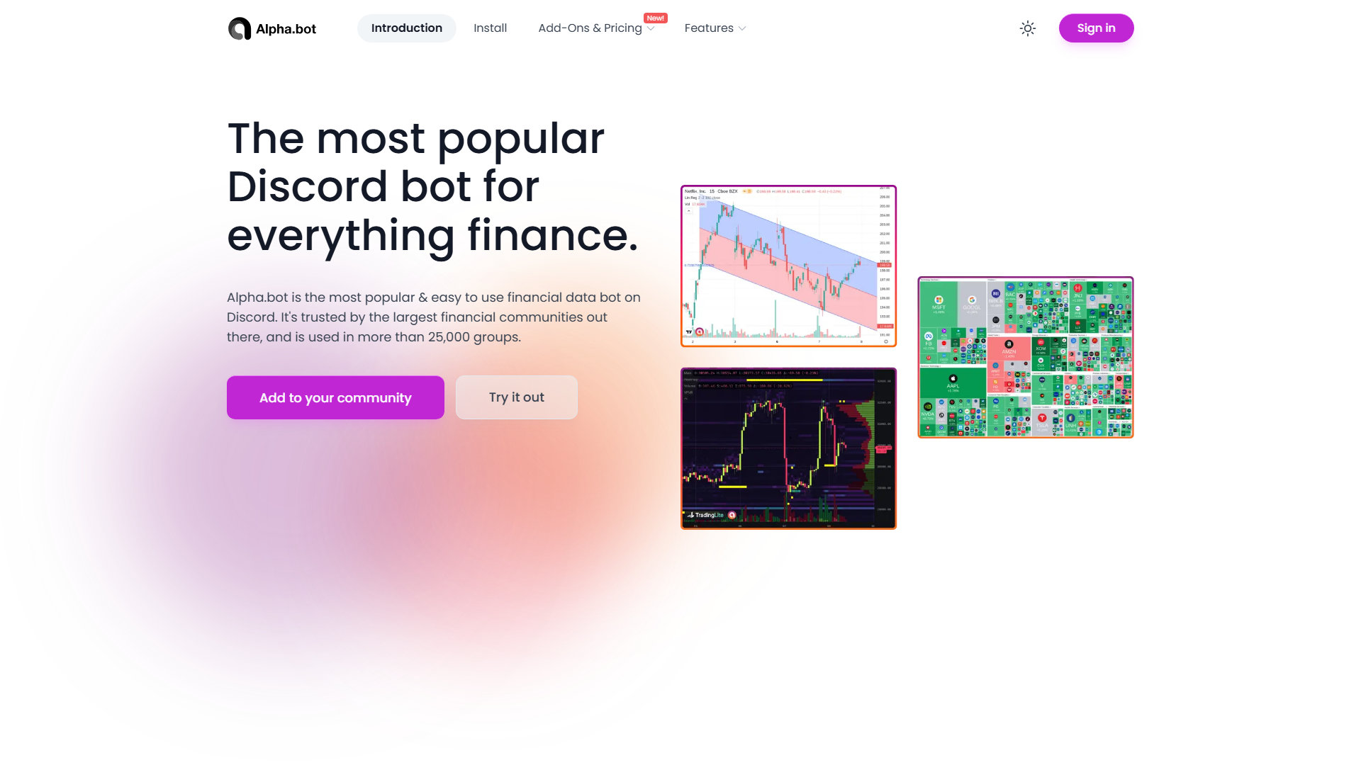 Alpha.bot screenshot