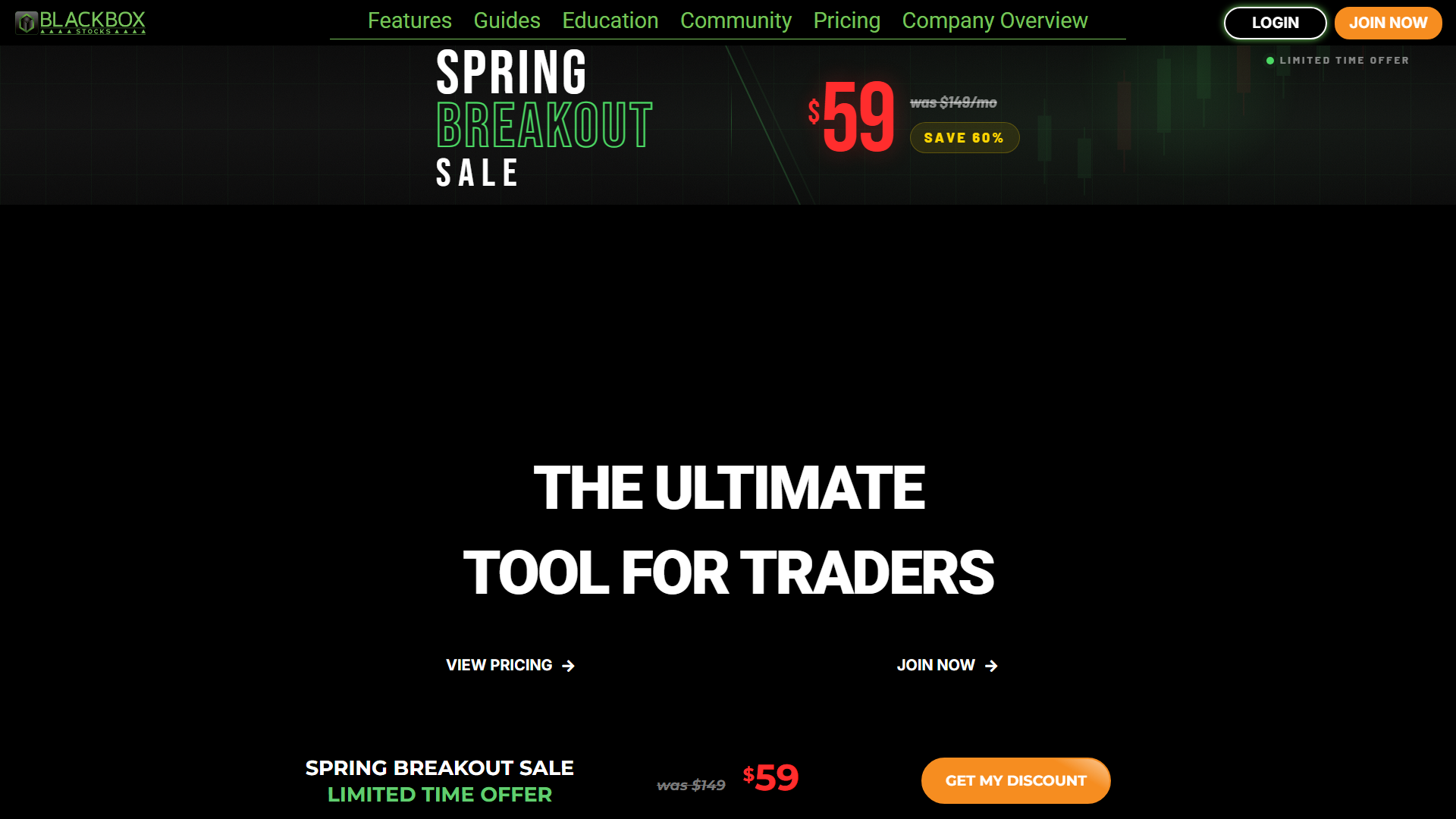 BlackBoxStocks screenshot