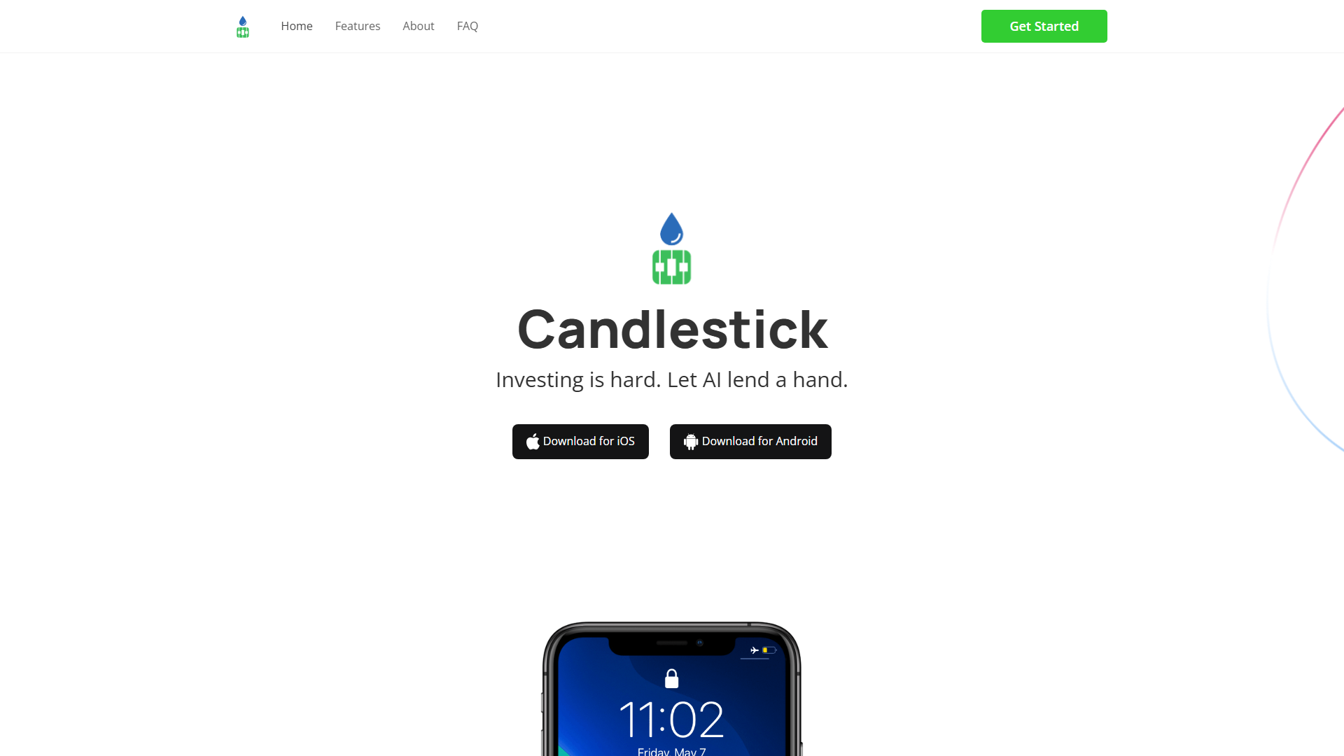Candlestick.ai screenshot