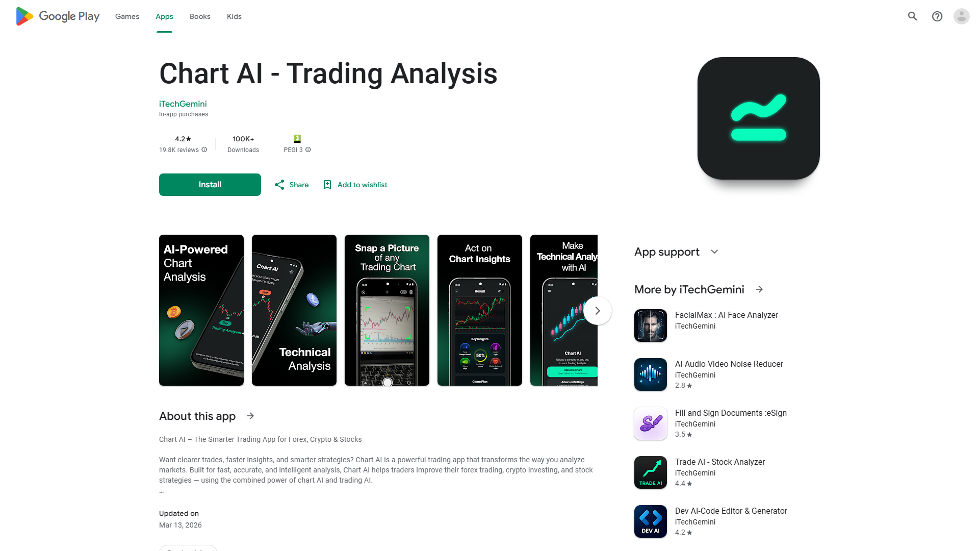 Chart AI - Trading Analysis screenshot