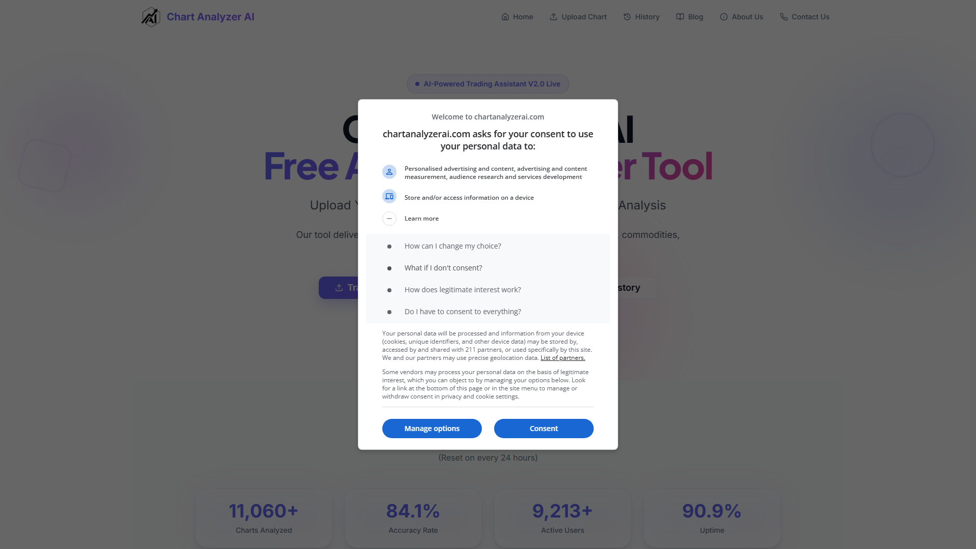 Chart Analyzer AI screenshot