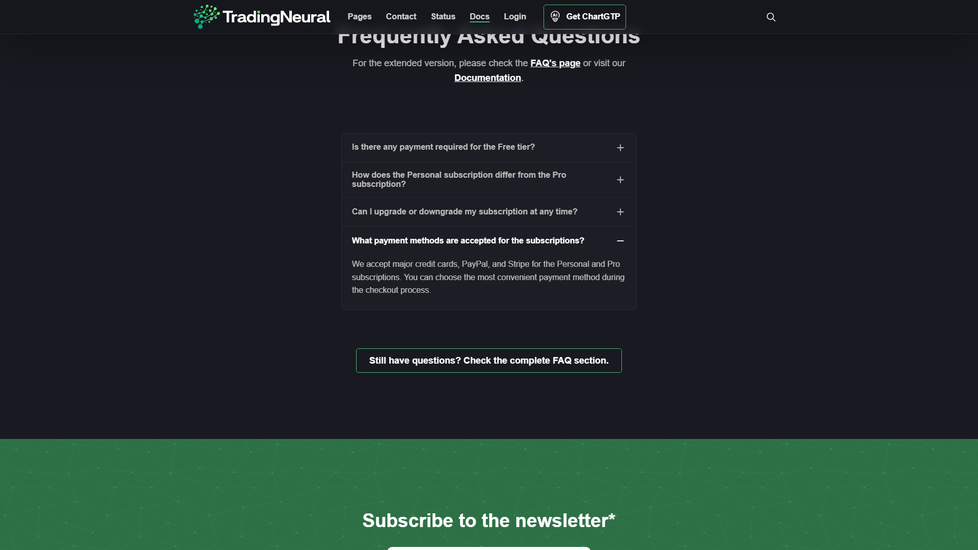 ChartGPT by Trading Neural screenshot