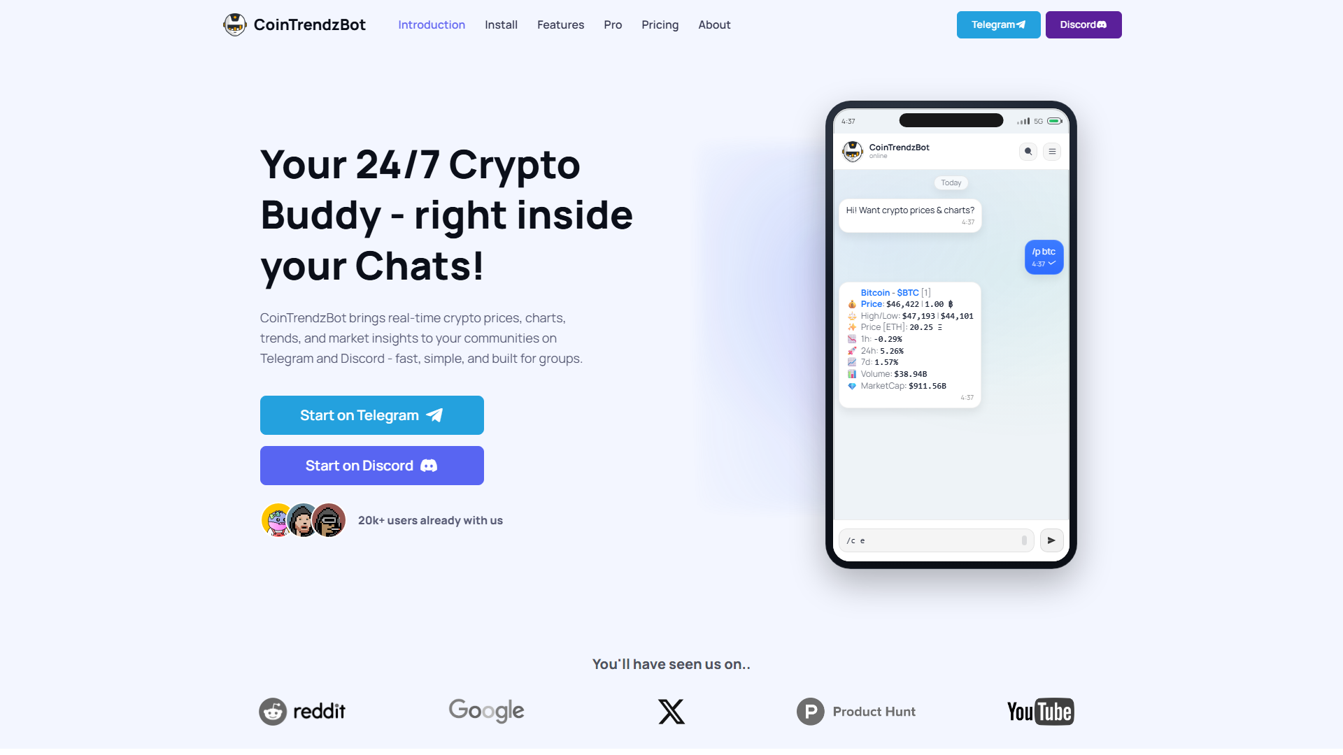 CoinTrendzBot screenshot