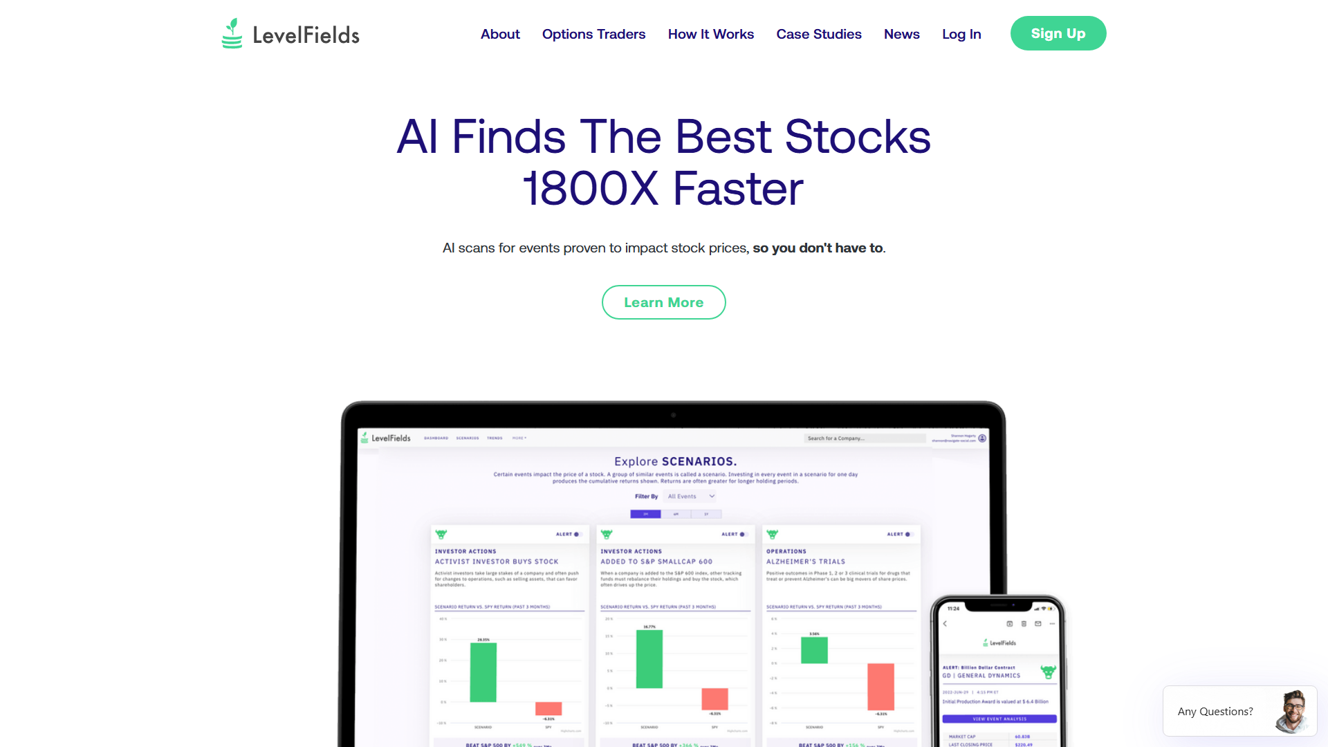 LevelFields AI screenshot