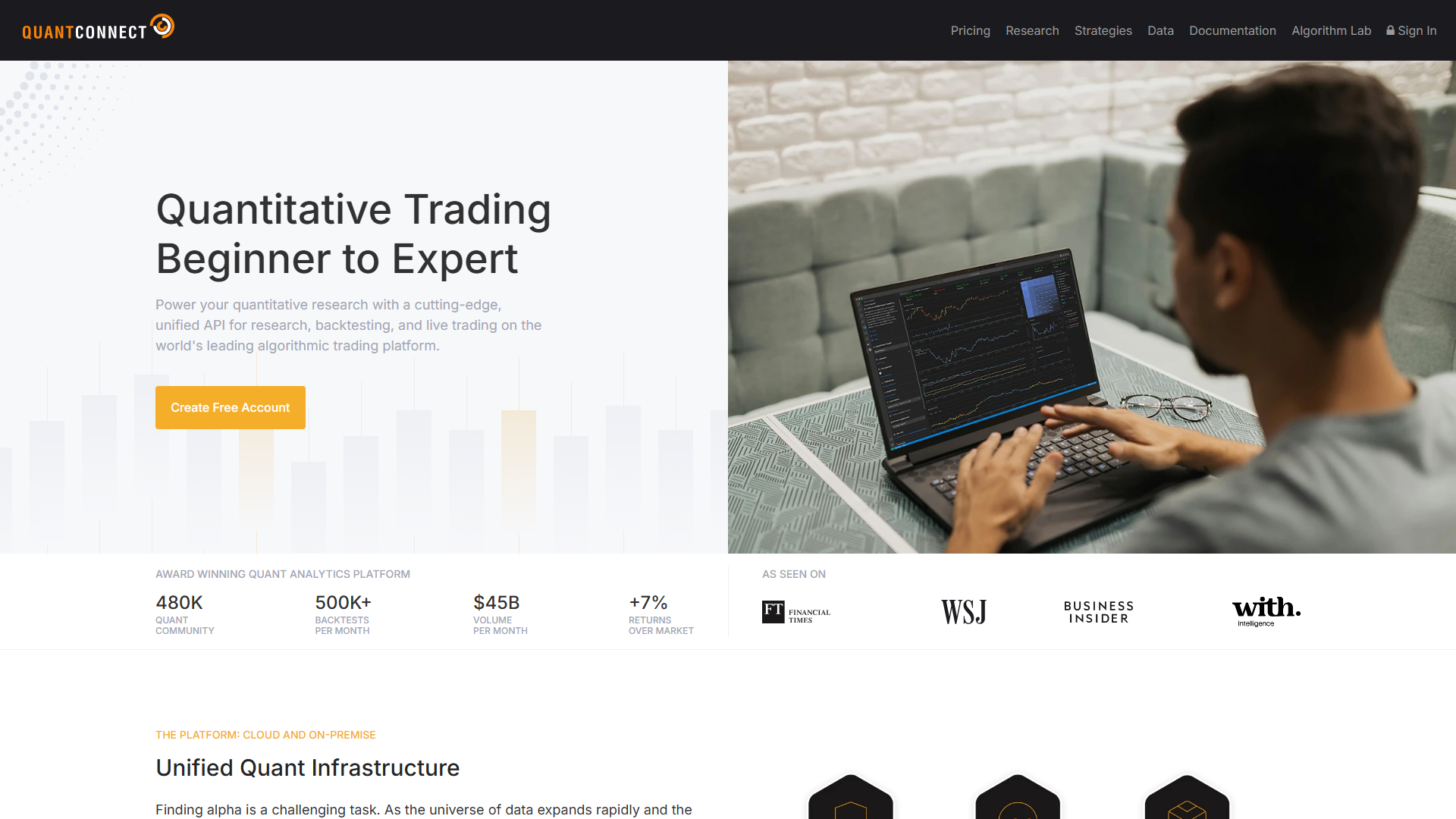 QuantConnect screenshot